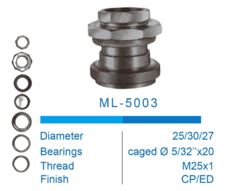 threaded headset manufacturer - SUMLON ML-5003