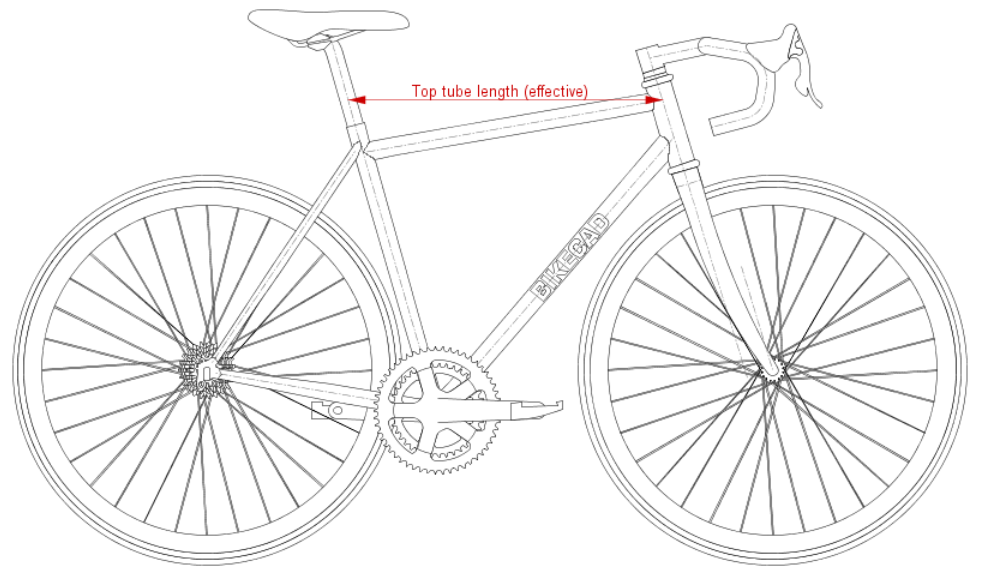 bike geometry: top tube length