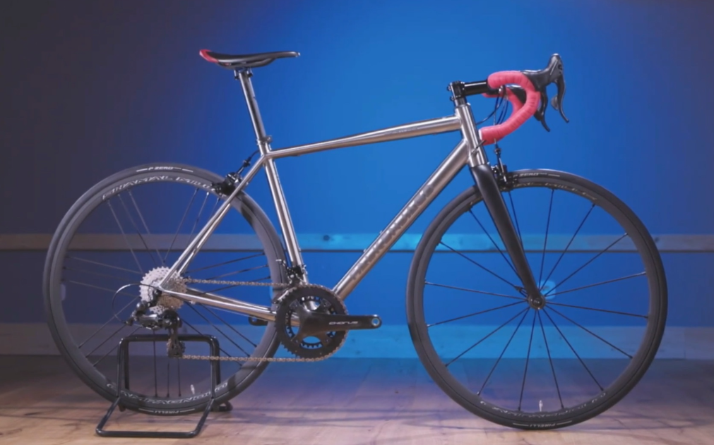 bike frame material: titanium fiber bike frame