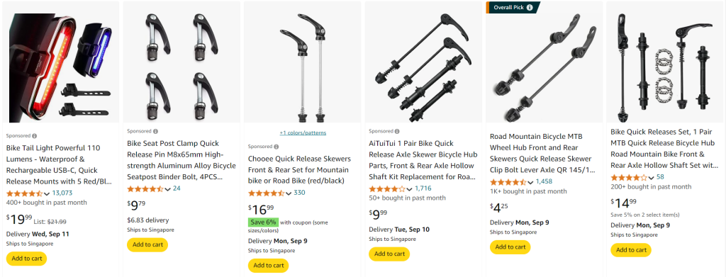 Thru-Axle vs. Quick Release : quick releases generally cost between $5 and $15