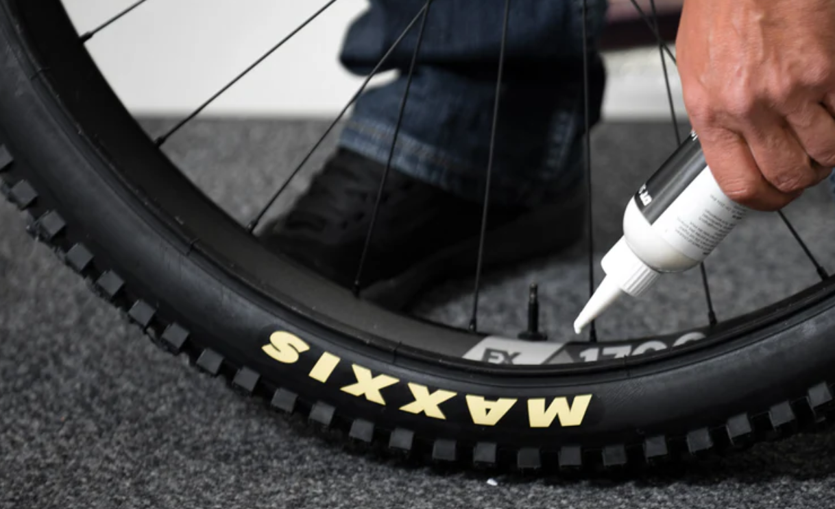 self-sealing fluid helps a lot in tubeless tires